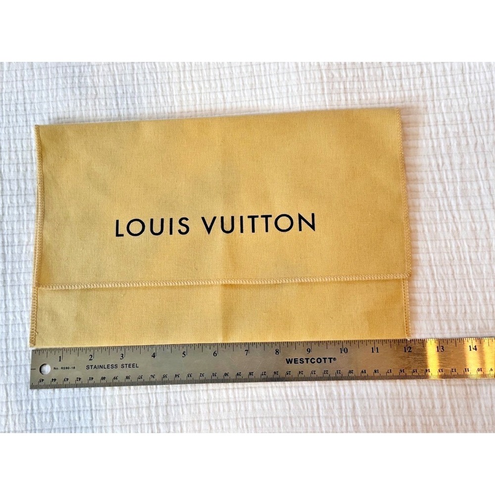 Authentic Louis Vuitton Dust Bag Envelope Flap Style 12x7.5" Medium D53115 - Picture 2 of 7